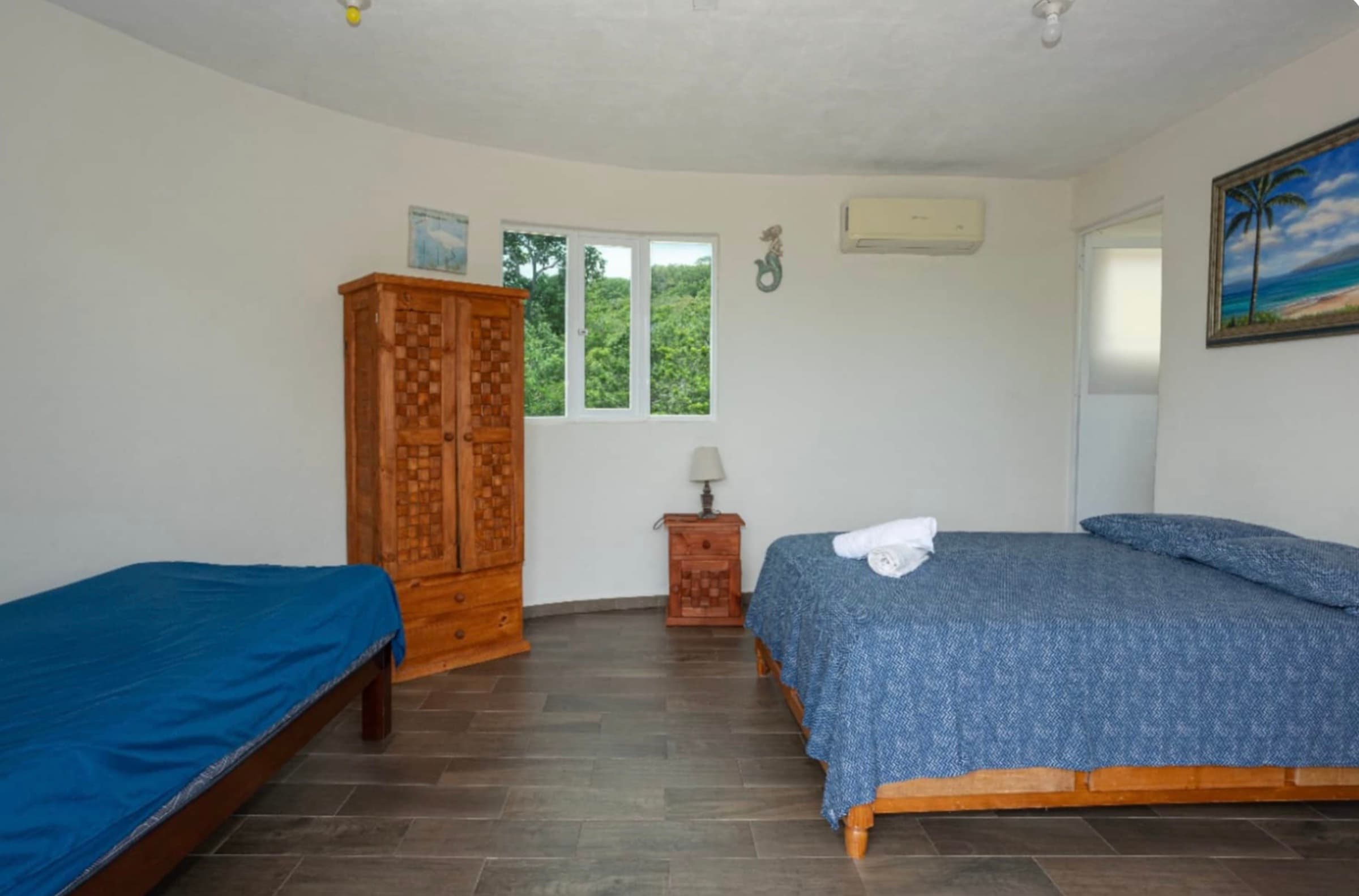 Bedroom with two beds